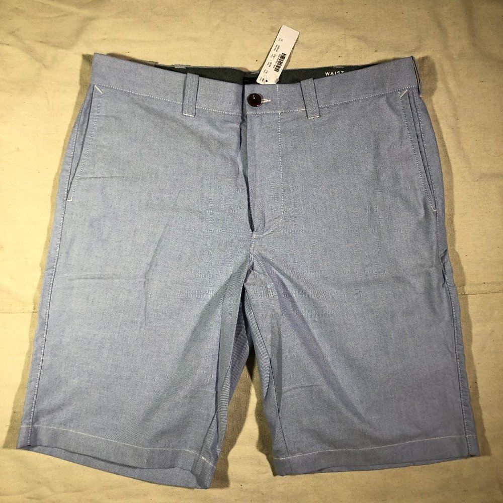 J.Crew 10.5 Oxford Short Light Blue K9290 NWT 33"